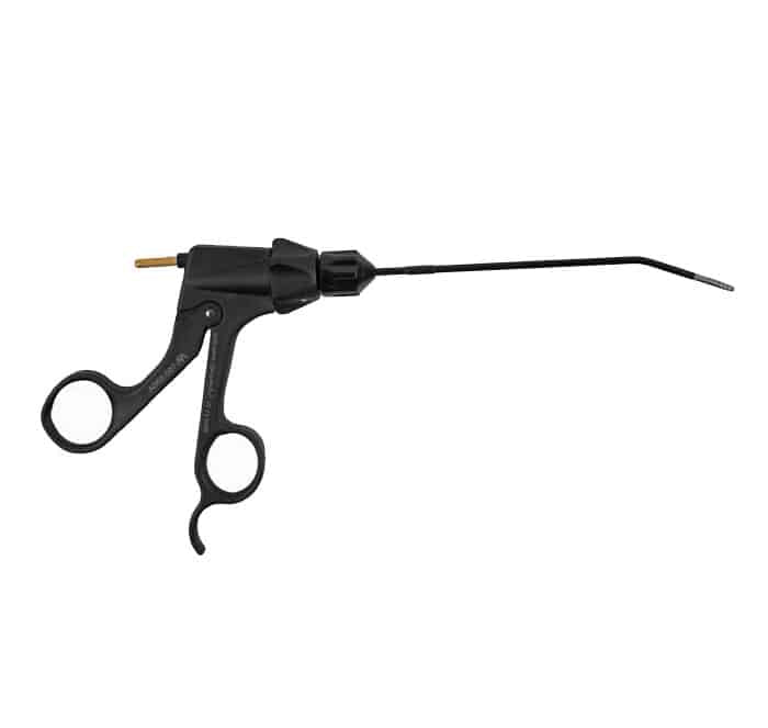 Endoscopic Heavy Grasper, Curved shaft, rotatable