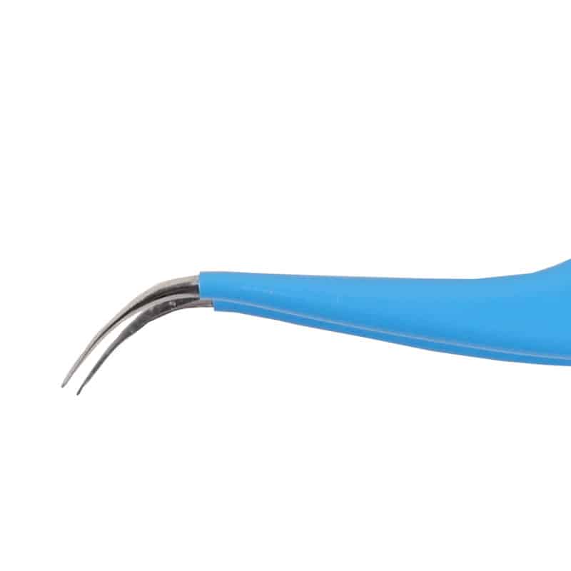 Bi-polar Curved Jewelers Forceps